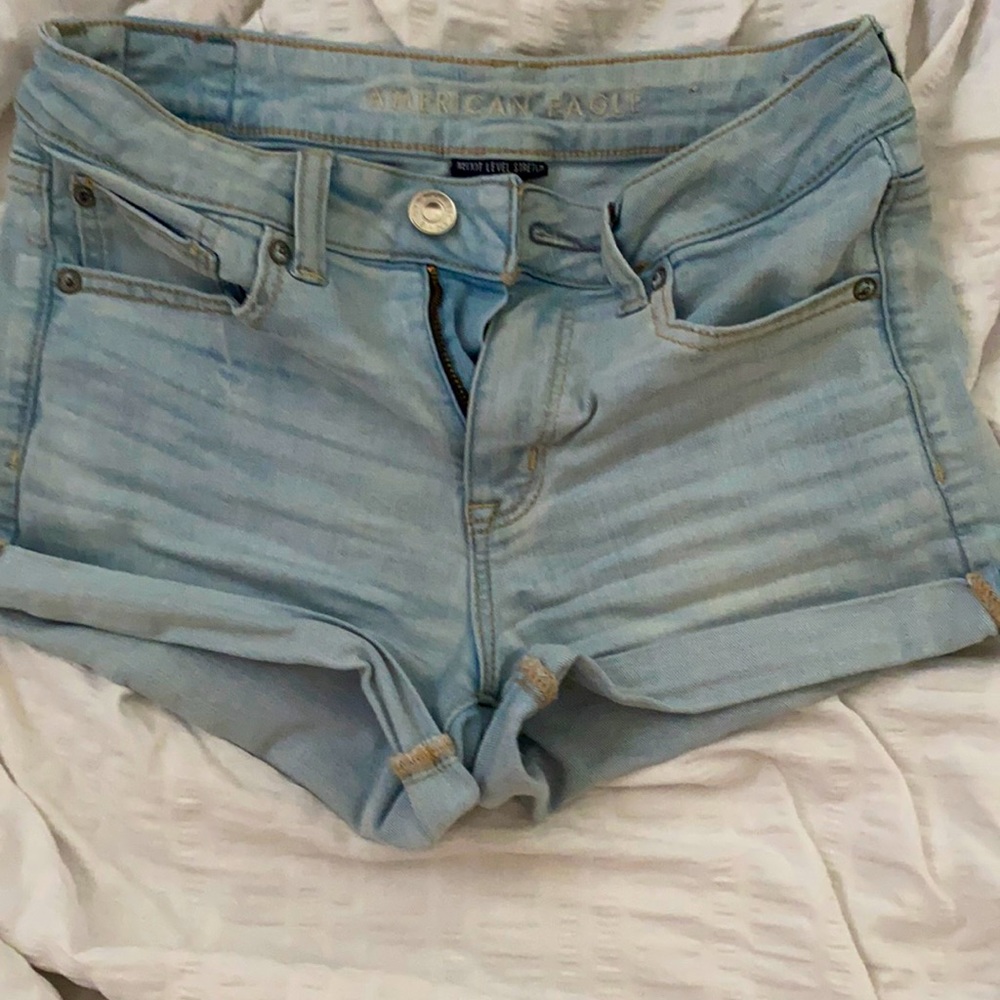 American Eagle Hi-rise Jean Shorts